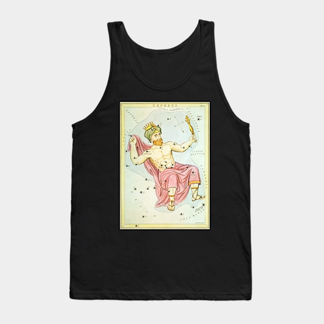 Cepheus Constellation from Urania's Mirror Tank Top by MasterpieceCafe